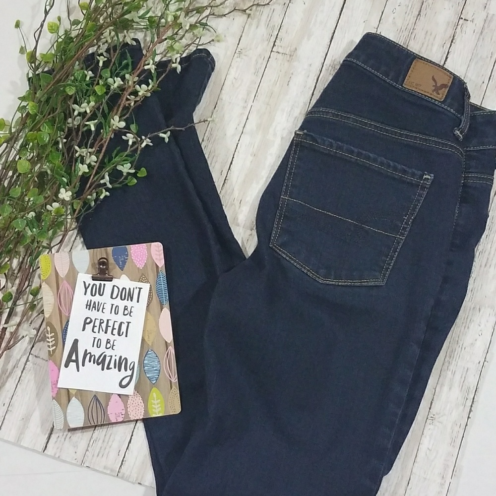 American Eagle Hi-Rise Skinny Jeans Sz 2